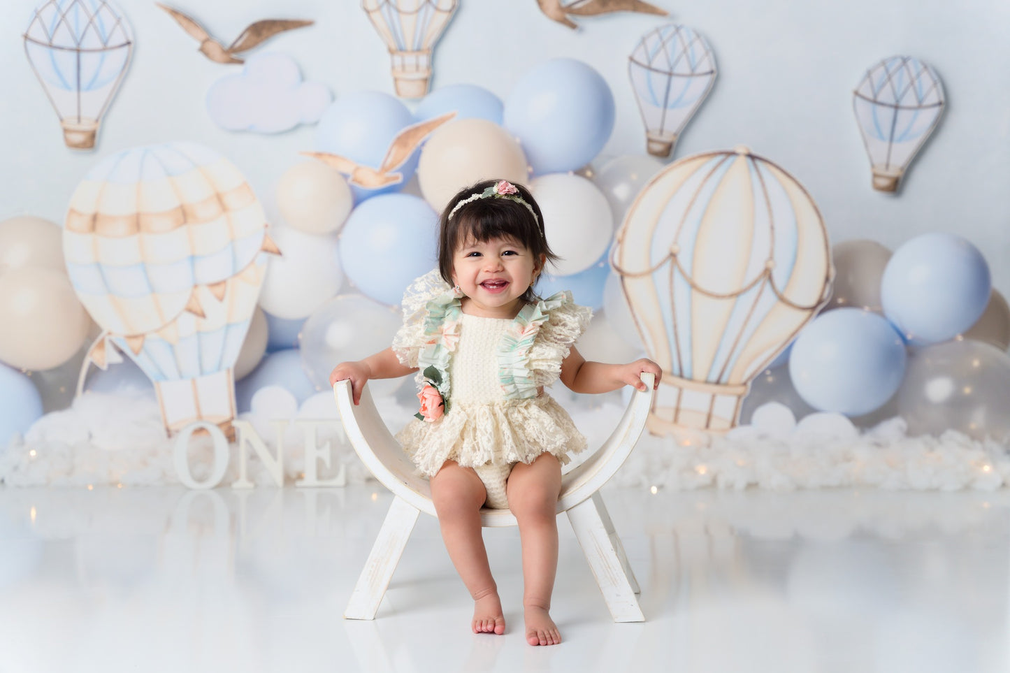 Pastel Blue Hot Air Dreams