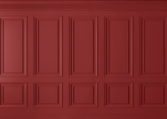 Crimson Wainscoting - Special Fabric Pricing