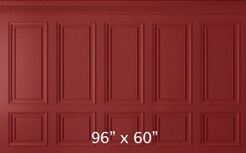 Crimson Wainscoting - Special Fabric Pricing