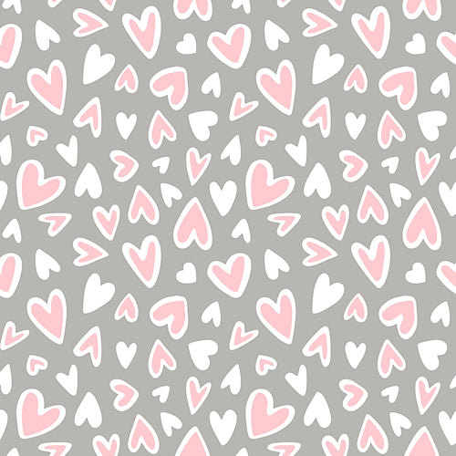 Sweet Valentine Gray and Pink