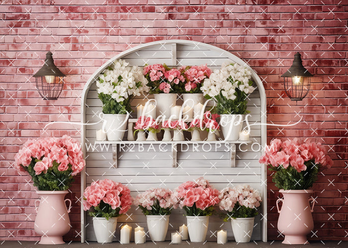 Valentine Flower Wall