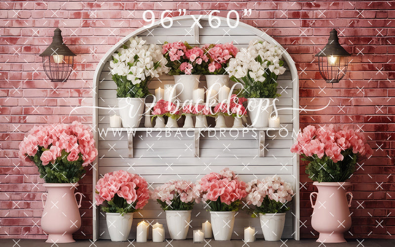 Valentine Flower Wall