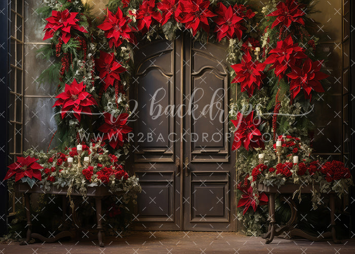 Floral Christmas Entry
