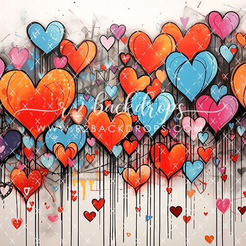 Graffiti Hearts