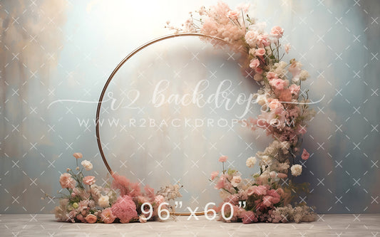 Lina Floral Hoop - Optional Sweep