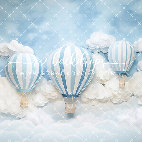 Soft Blue Hot Air