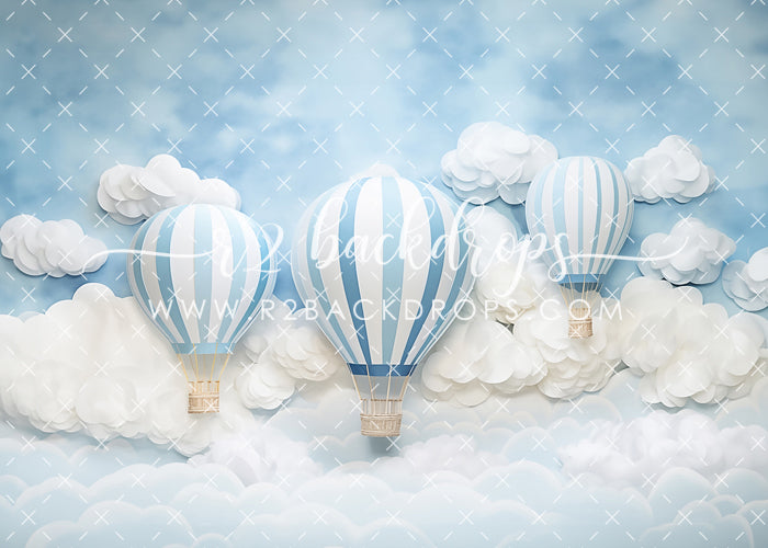 Soft Blue Hot Air