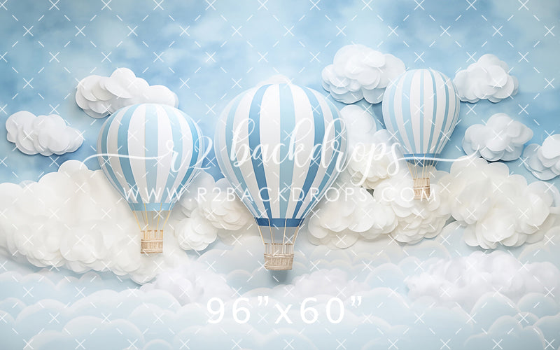 Soft Blue Hot Air
