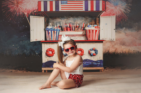 Beachy Firework Stand
