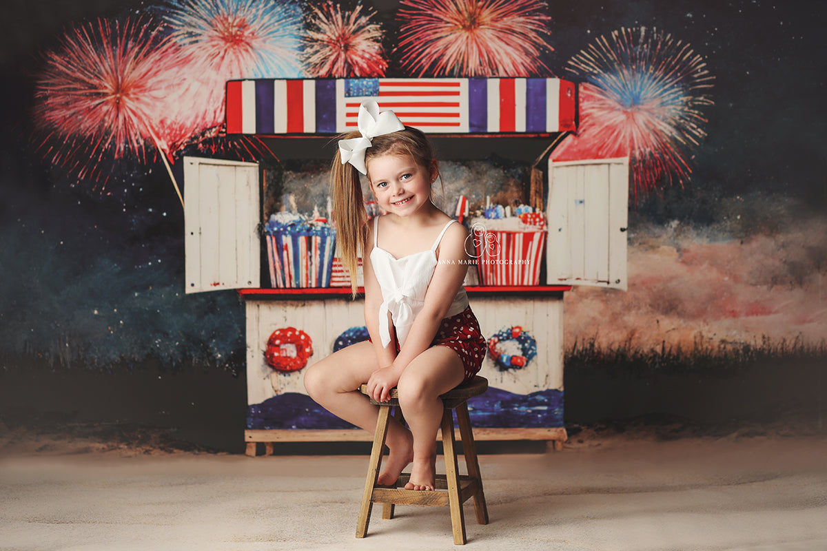 Beachy Firework Stand