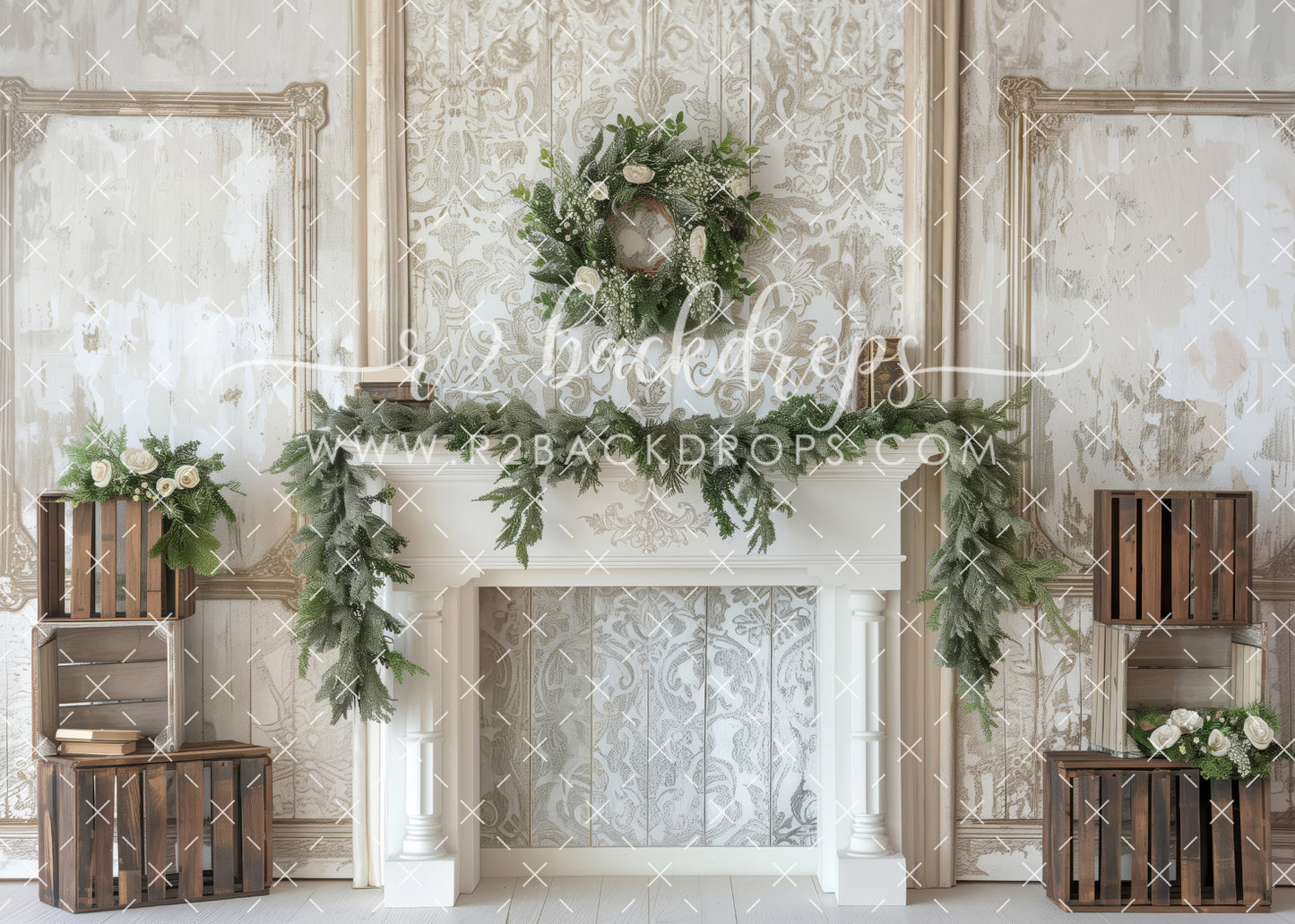 Whitewash Mantel - Special Pricing