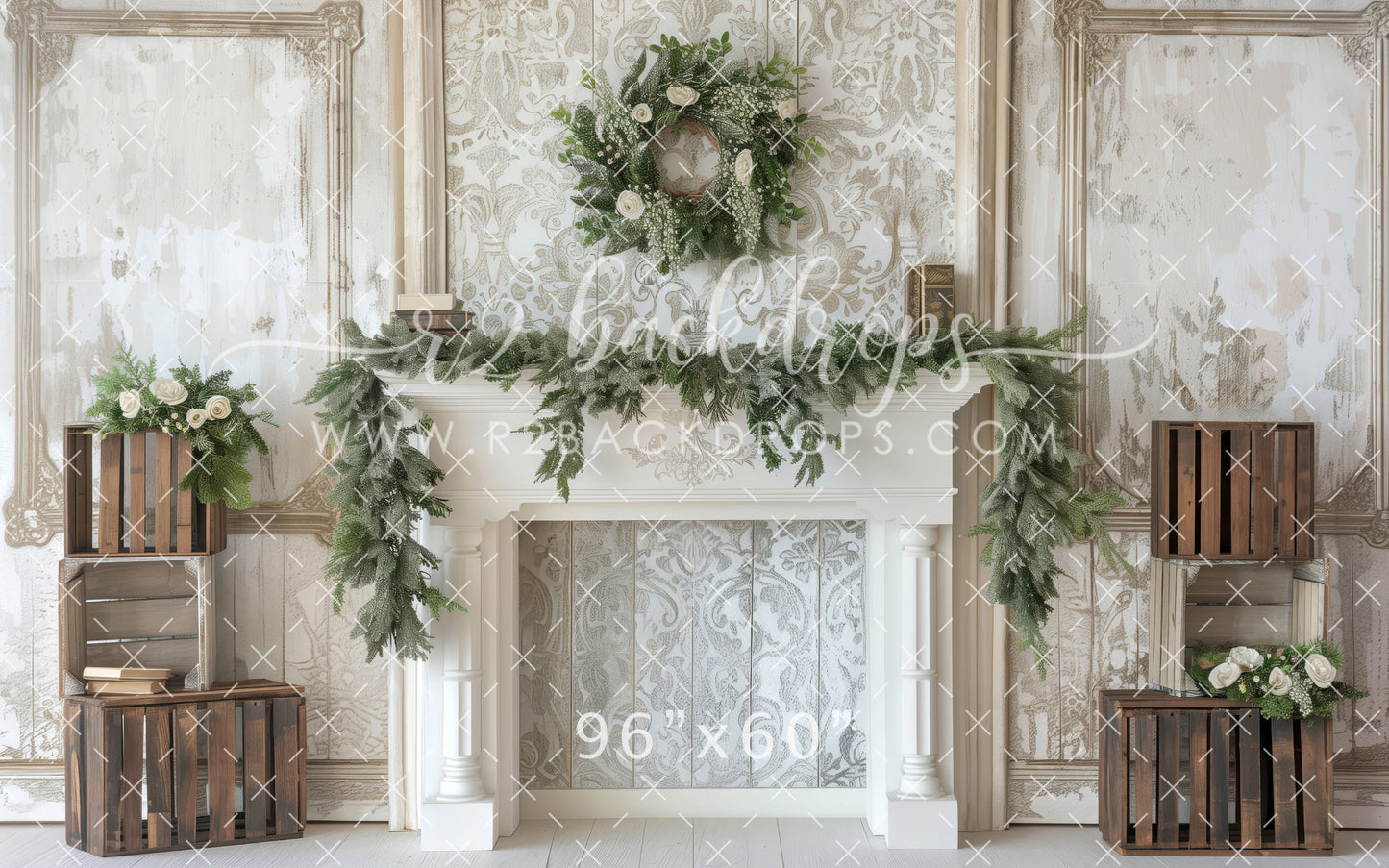 Whitewash Mantel - Special Pricing