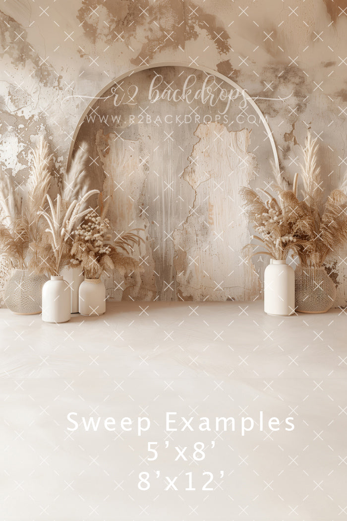 Boho Wall Arch (Optional Sweep)