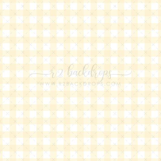 Soft Yellow Gingham