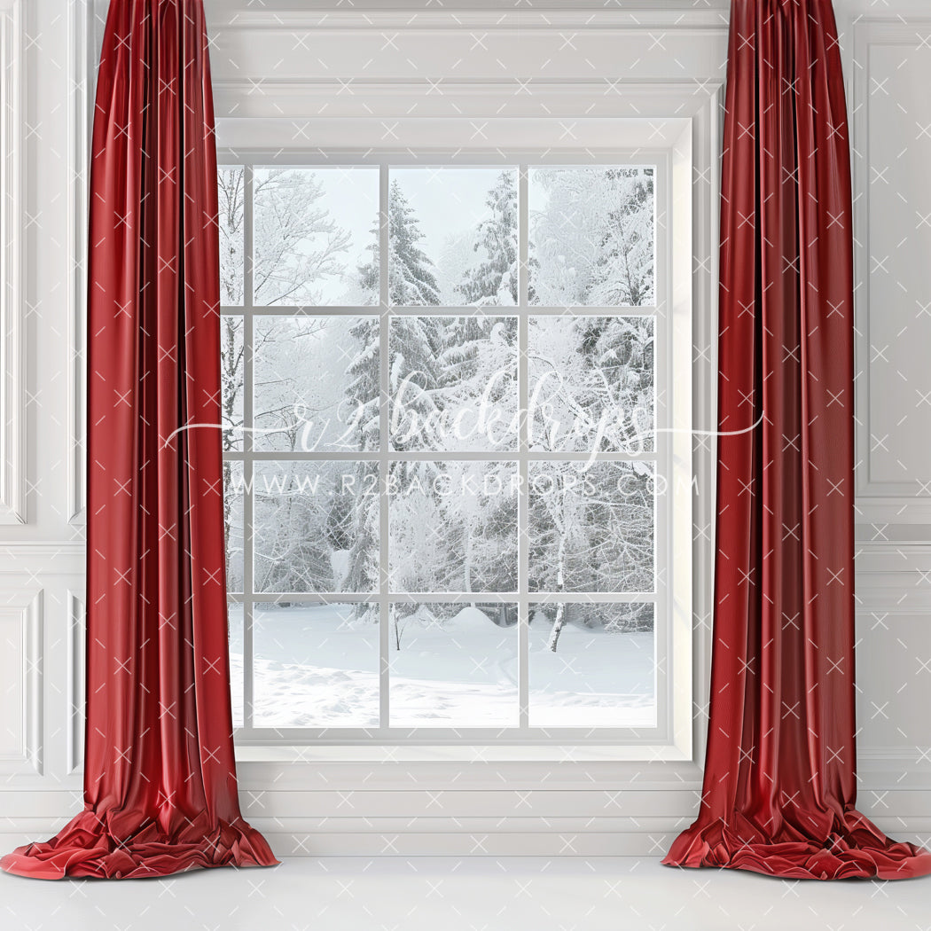 White and Red Window