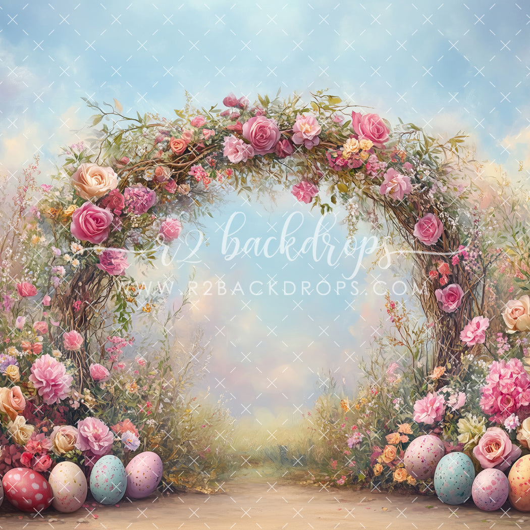 Spring Egg Floral Arch