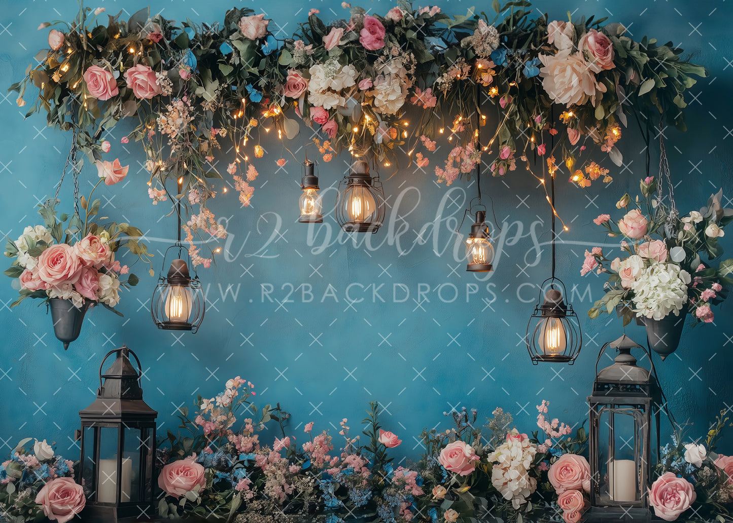 Blue Enchanted Lanterns