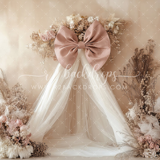 Bow and Tulle Tent