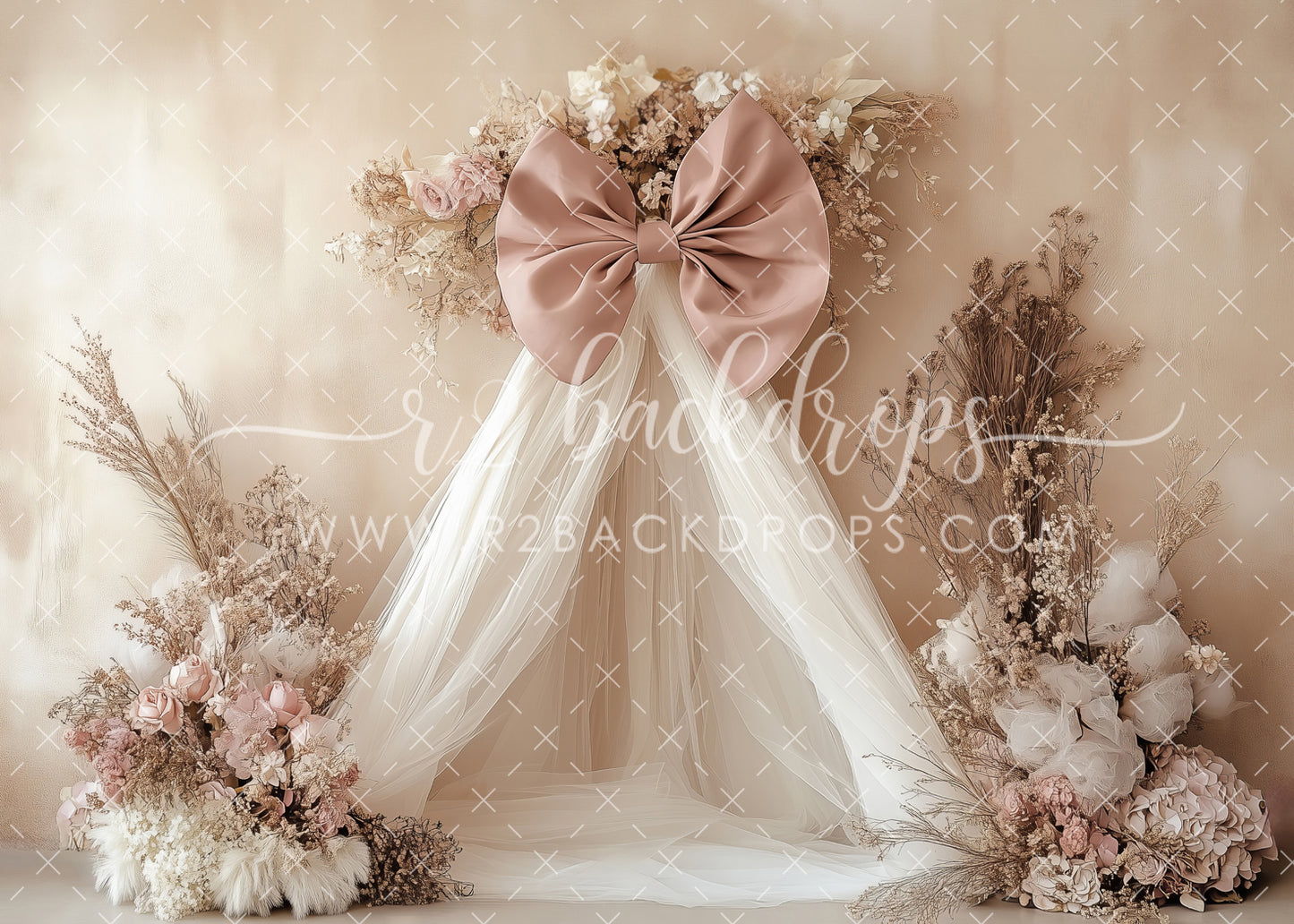 Bow and Tulle Tent