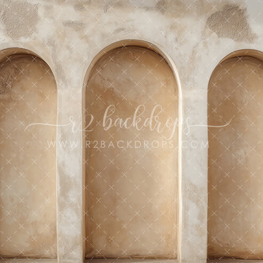 Stucco Arch Wall
