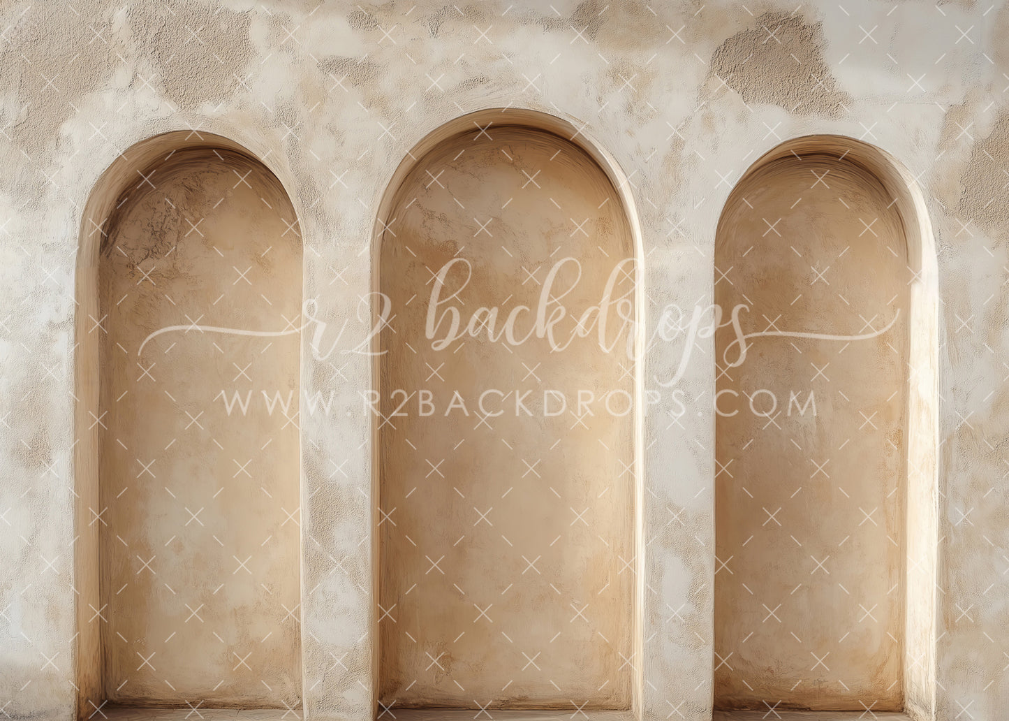Stucco Arch Wall
