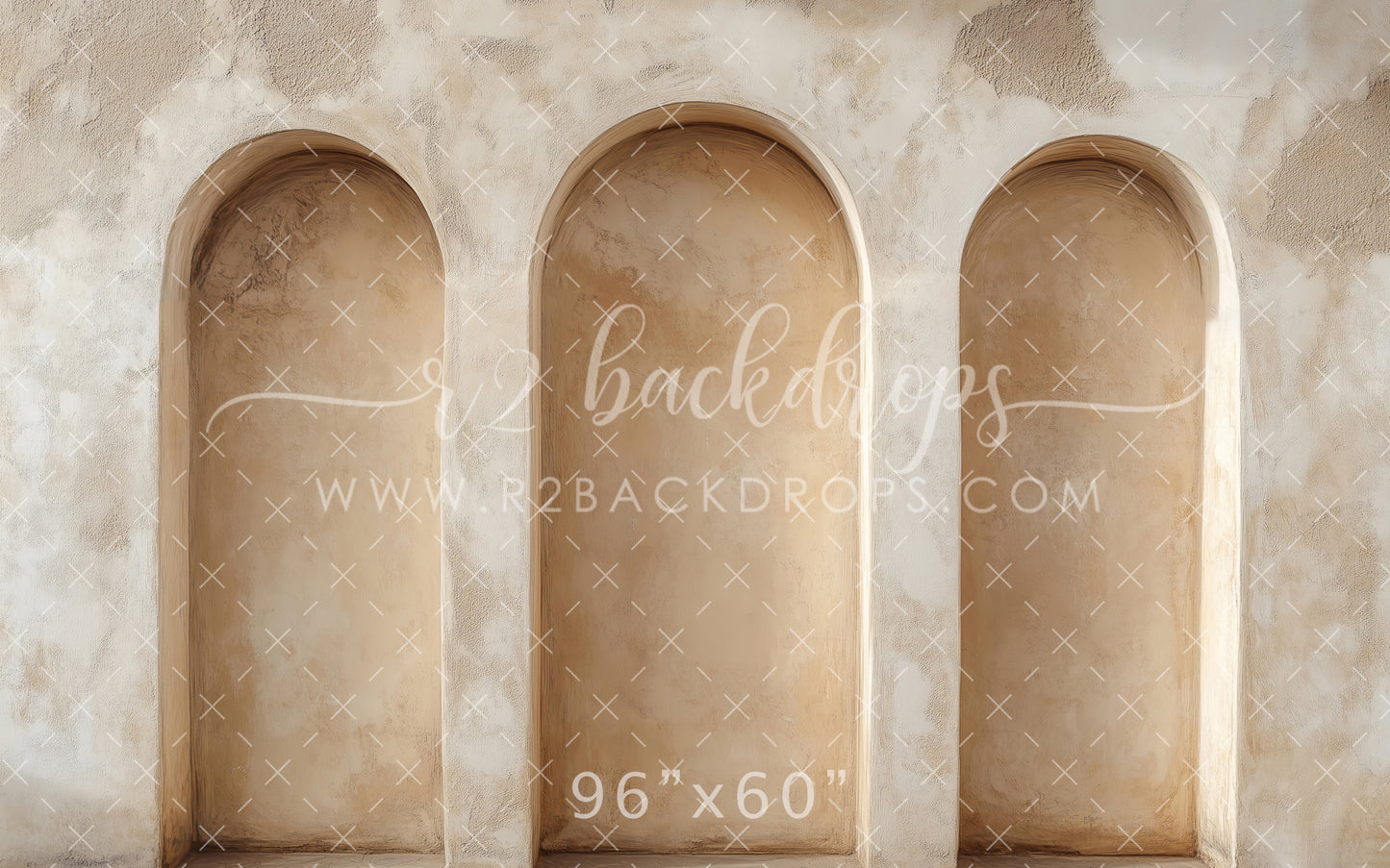 Stucco Arch Wall