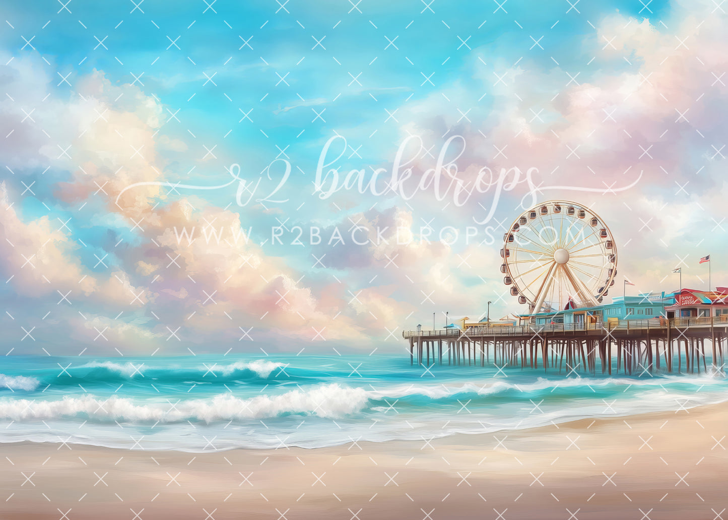 Pastel Beachy Pier