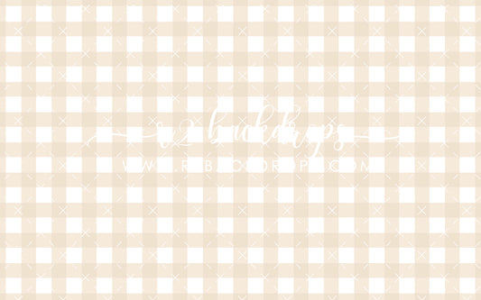 Beige Gingham