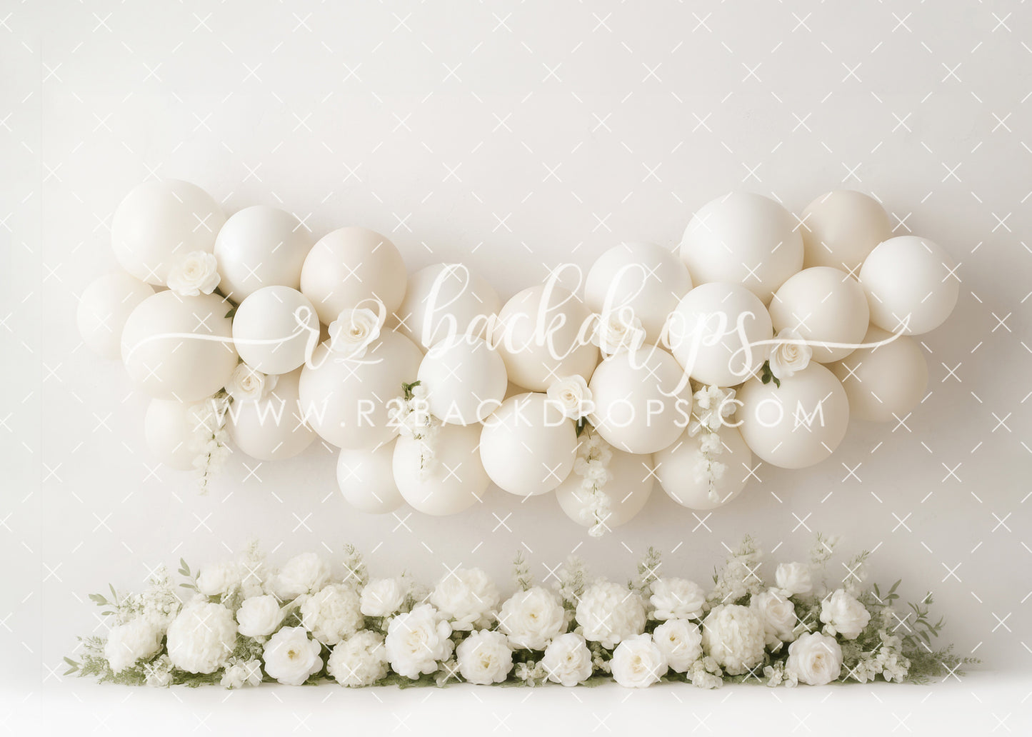 Neutral Floral Balloon Garland - Special Pricing