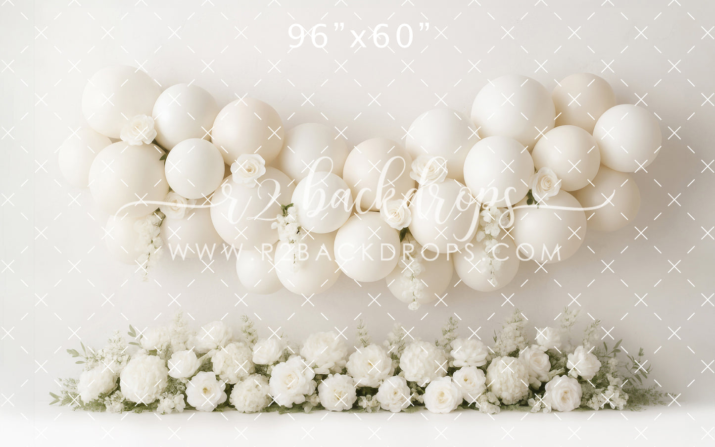 Neutral Floral Balloon Garland - Special Pricing