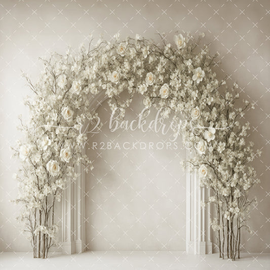 Laylee Floral Arch (Optional Sweep)