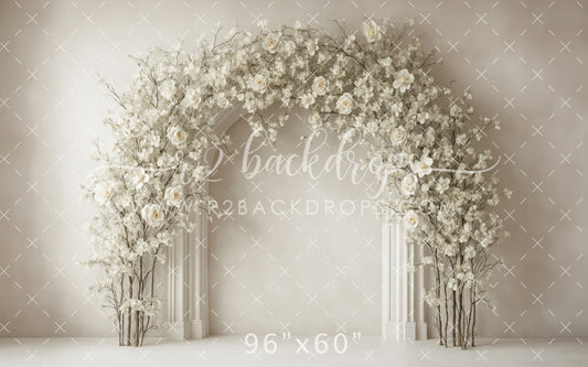 Laylee Floral Arch (Optional Sweep)