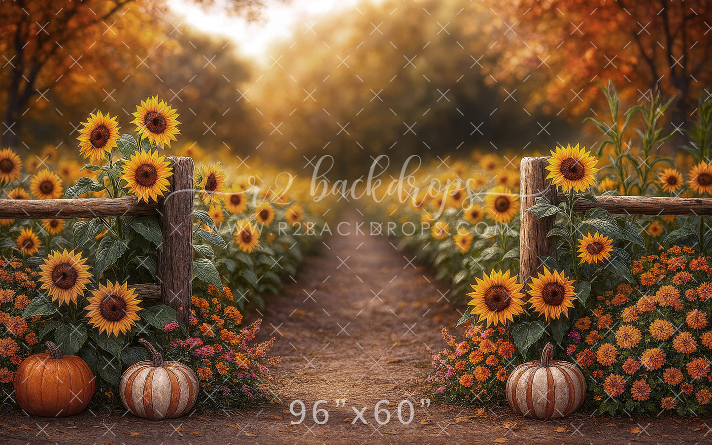 Fall Sunflower Foliage (Optional Sweep)