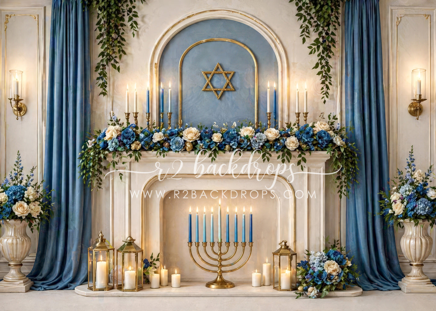 Hanukkah Window