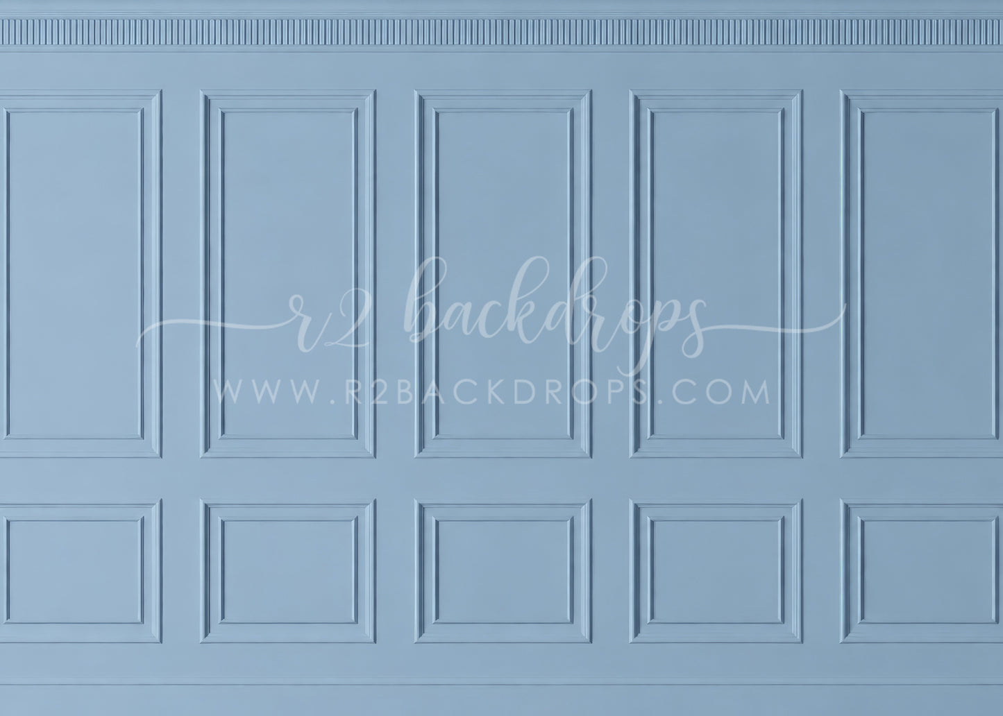 Dusty Blue Wainscoting (Optional Sweep)