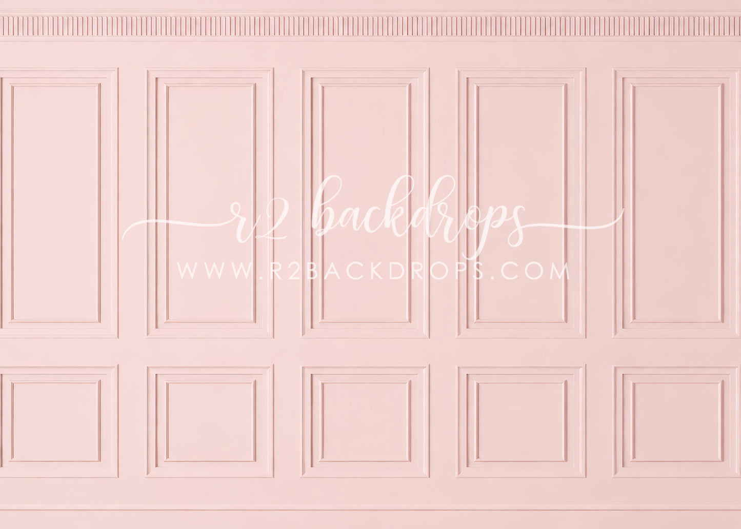Ballerina Pink Wainscoting (Optional Sweep)