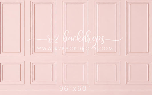 Ballerina Pink Wainscoting (Optional Sweep)