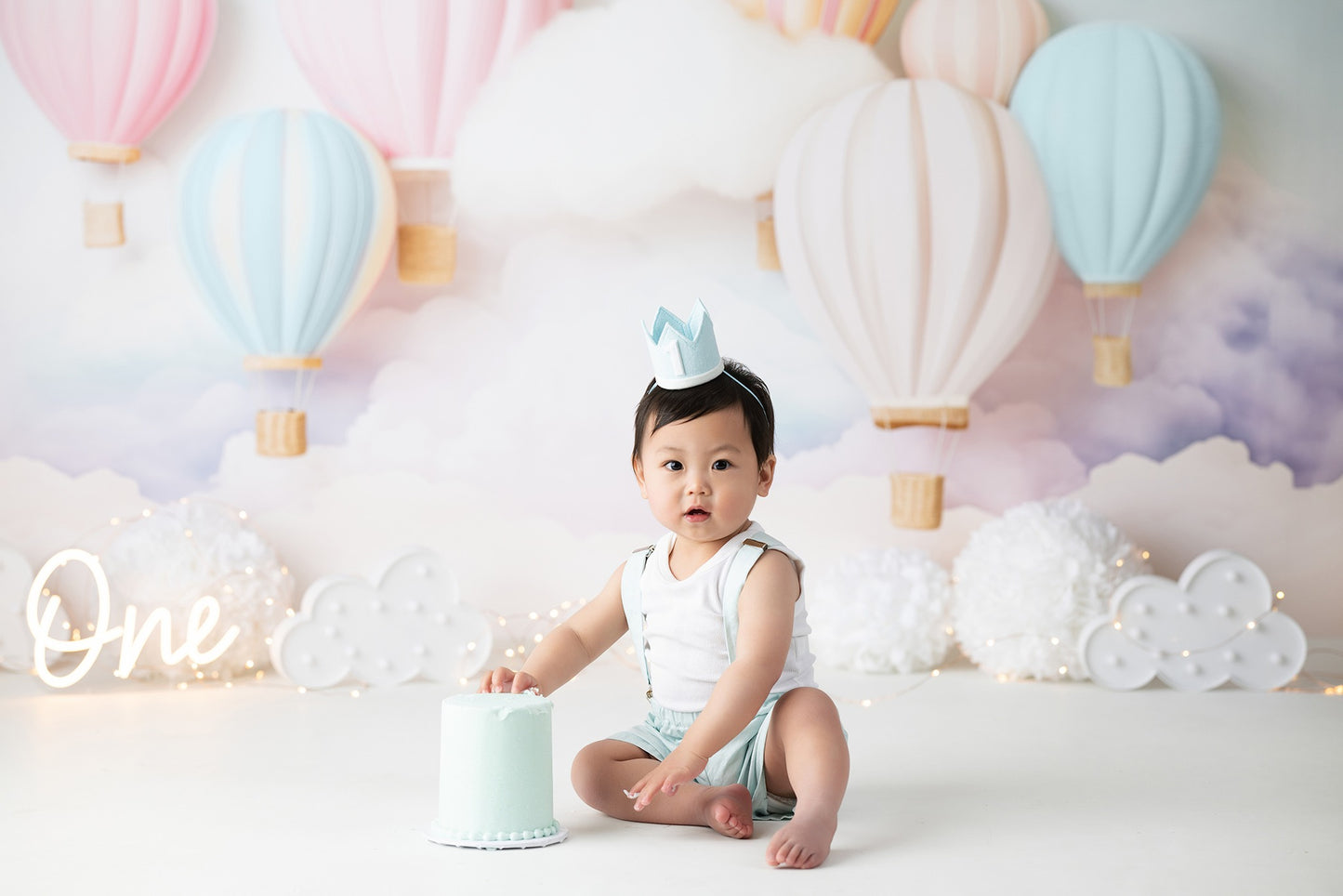 Pastel Air Balloons - Perfect Printer Sample