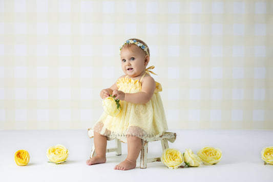 Soft Yellow Gingham