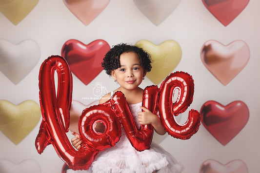 Mylar Hearts