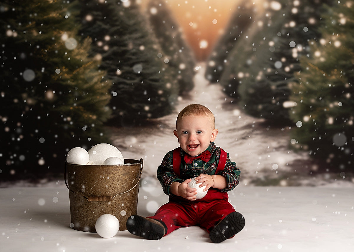 Snow Fall Tree Farm - Fabric Special Pricing