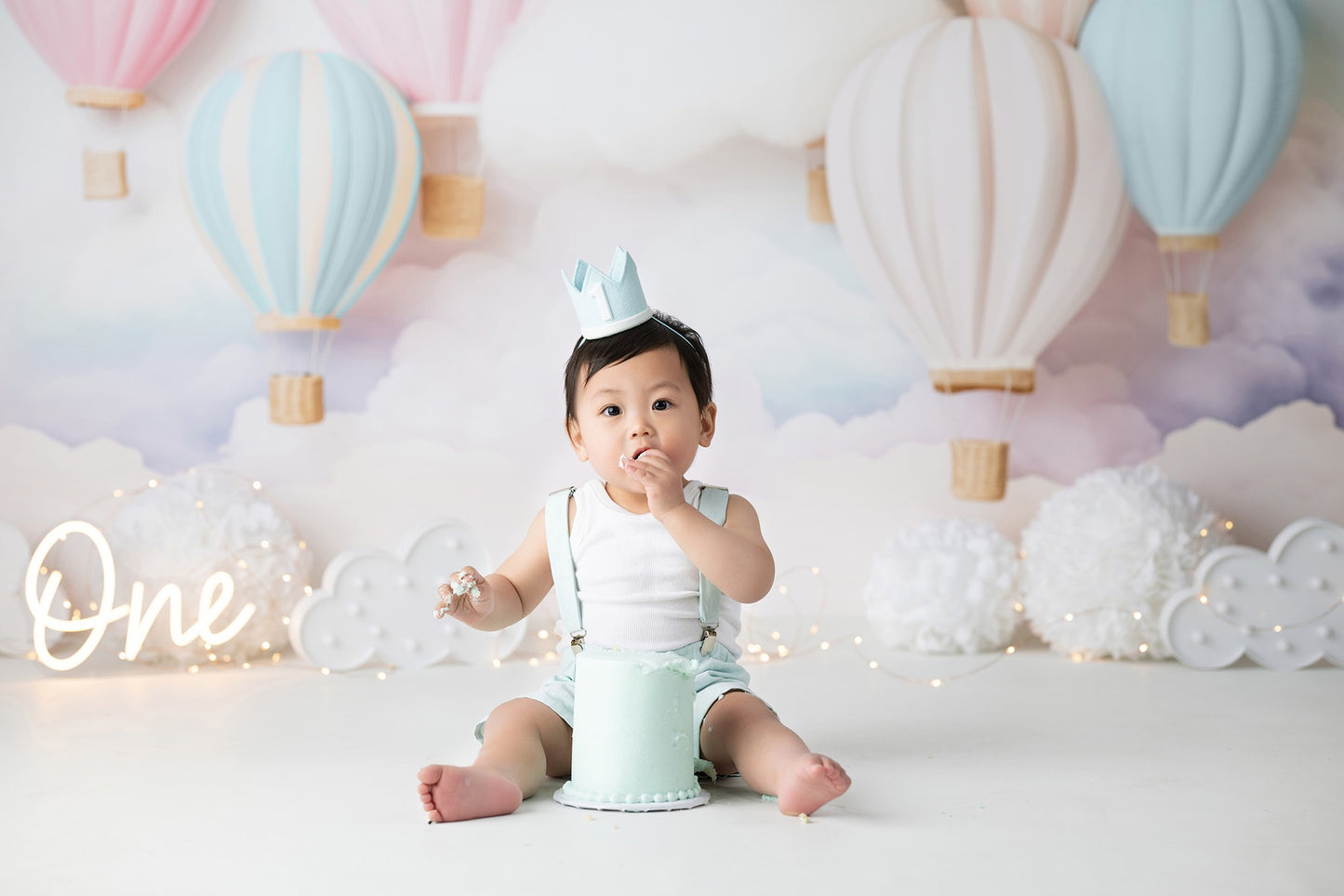 Pastel Air Balloons - Perfect Printer Sample