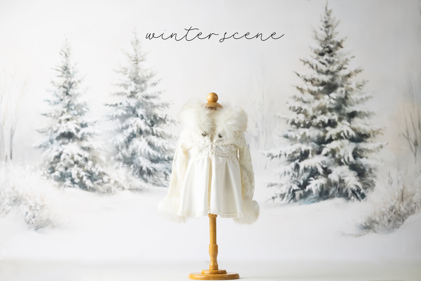 White Winter Scene