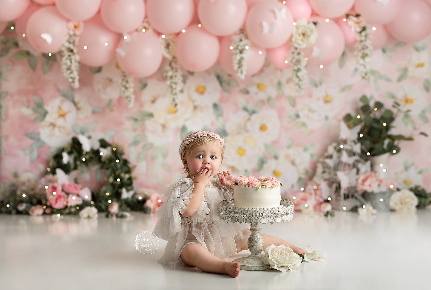 Floral Balloon Garland