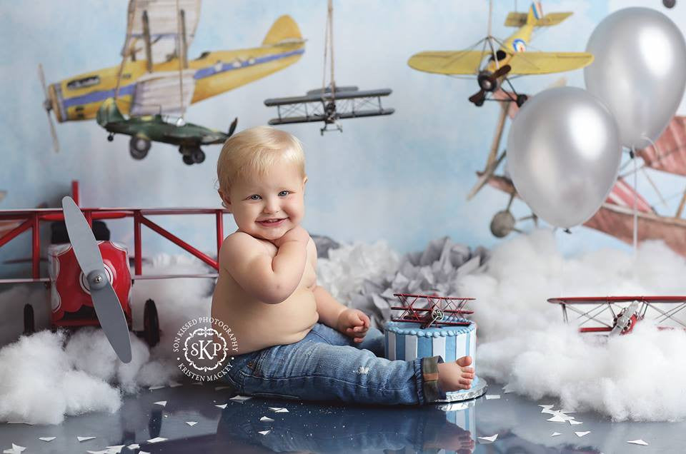 Up Up and Away - MIS-PRINT 84x60 POLY (Studio Sample - Perfect Condition)