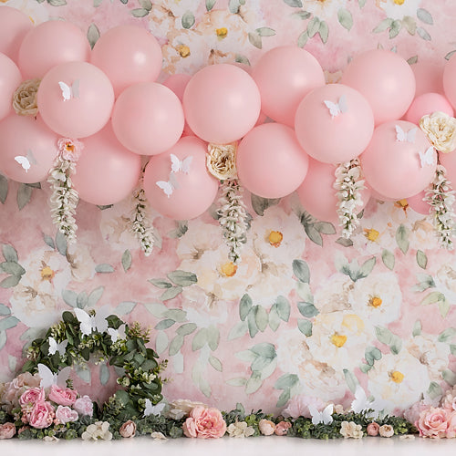 Floral Balloon Garland