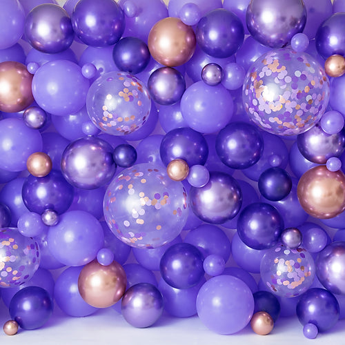 Amethyst Balloon Wall