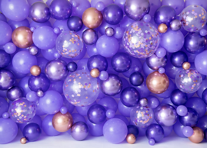 Amethyst Balloon Wall