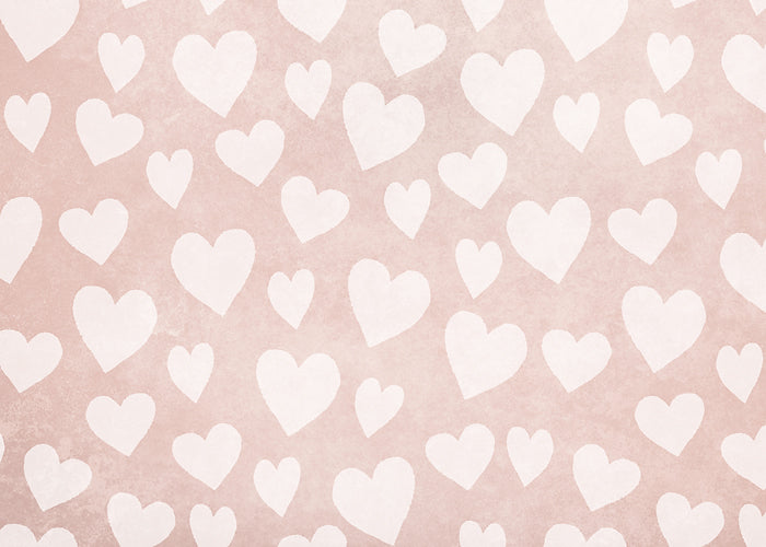 Soft Pink Vale Hearts