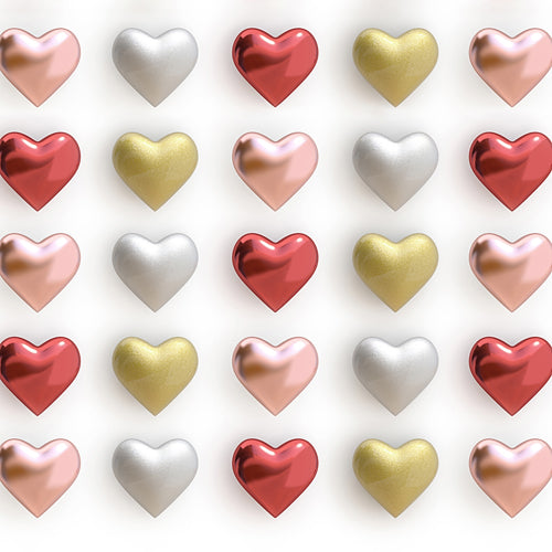 Mylar Hearts